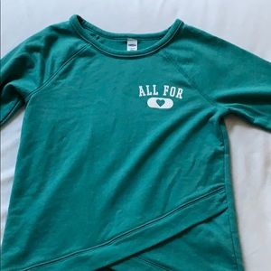 old navy “all for love” sweater